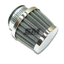 30-32mm 180 Grad Luftfilter Tuning Renn Sport Mofa Moped Mokick Roller Chrome