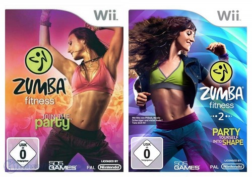 Wii zumba fitness join - 1&2,