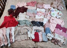 XXL Winter Kleidungspaket Baby Mädchen Gr. 68 Baby fast 60 Teile H&M C&A Name It