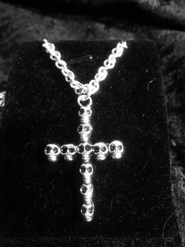 Gothic totenkopf anhänger - gothic,