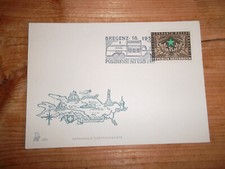 Postkarte Bregenz 1.8.1954