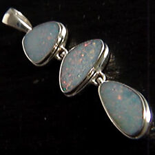 OPAL 03H Dublette Anhänger SILBER 925 silver pendant opal 56mm 03H OPAL w. VIDEO