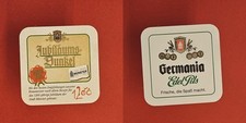 Germania Jubiläums-Dunkel Brauerei Bierdeckel Bier