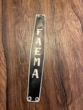Original FAEMA FP Label Schild