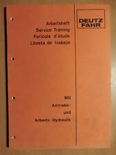 Werkstatt-Handbuch Deutz Fahr Mähdrescher Antriebs-Arbeits-Hydraulik Schaltpläne