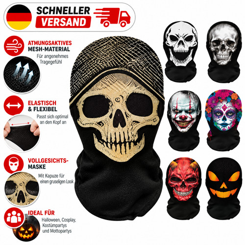 Halloween skelett maske - halloween,