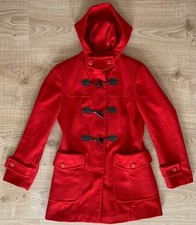 Mantel Benetton Dufflecoat Rot