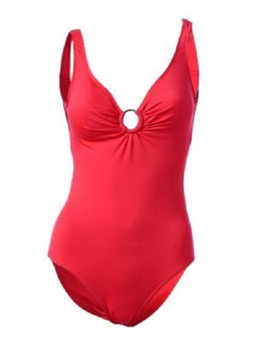 Badeanzug rot damen - badeanzug, 38
