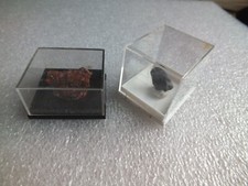 Mineralstein  Krokoit - Red Lead Mine - Australien + Staurolith - MG 9