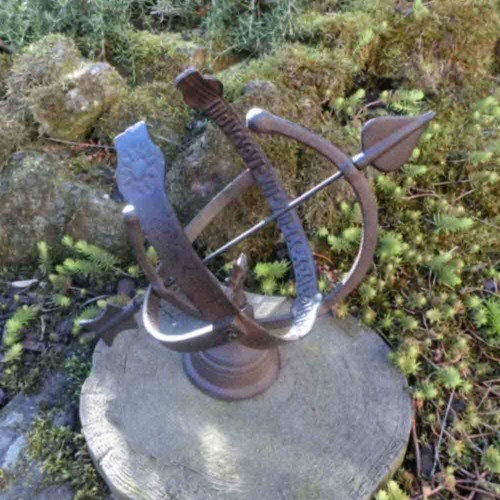 Sonnenuhr gusseisen römische - gusseisen,
