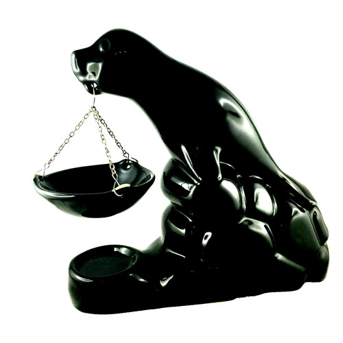 Duftlampe seehund schwarz - duftlampe,