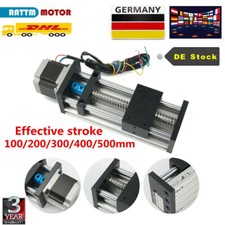 100-500mm Linearführung Kugelumlaufspindel  Lineartisch Elektrisch Schiebetisch