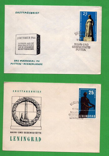 Fdc ddr 1964 1965 - ddr, 1964/1965