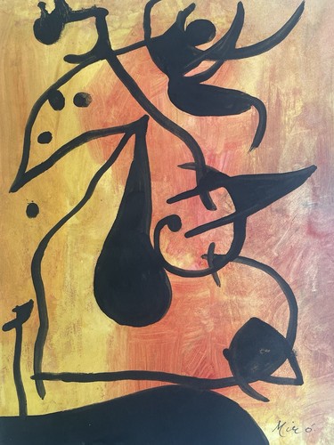 Miro joan original - joan, gemälde