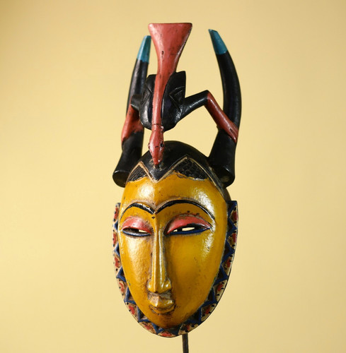 Afrikanische maske gehörntes - afrikanische,