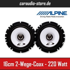 Alpine SXE-1725S 165mm 2-Wege-Koax System 220W Peak Power 16,5cm