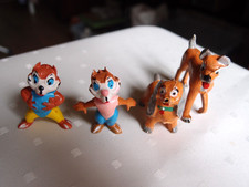 Disney Figuren: Chip and Chap, Susi und Strolchi, Plasik, Vintage