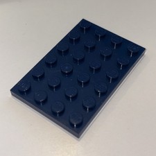 1x Lego Platte - 4x6 - dark
