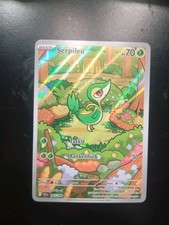 Pokemon Karte / Serpifeu 087/086 Full Art / Schwarze Blitze / Deutsch NM