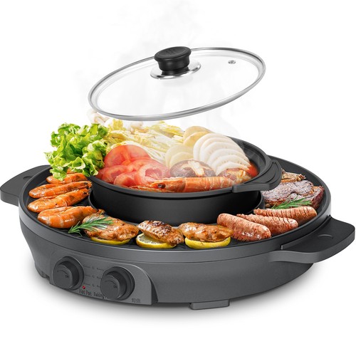 2000w hot pot elektrischer 2 - pot,