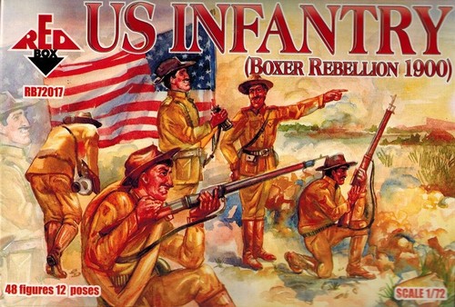 Red box 72017 infantry - red, us