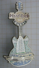 HARD ROCK CAFE /  DUBAI EMIRATES SKYLINE BURJ AL ARAB GUITAR  ... HRC Pin (300j)