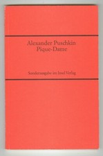Insel-Bücherei IB 314/1C Puschkin:Pique-Dame Sonderausgabe brosch. EA (Kaufhaus)