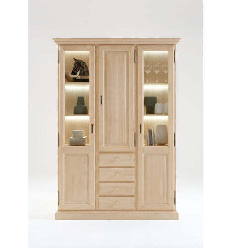 Vitrine pinie massiv - pinie,