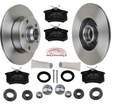 VW Golf 3 GTI Vr6 Bremsen Set HINTEN Scheiben mit Beläge und Radlager