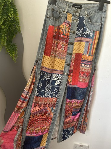 Desigual patchwork jeansrock - patchwork,