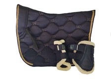 Waldhausen Set Dunkelblau (Schabracke + Gamaschen)