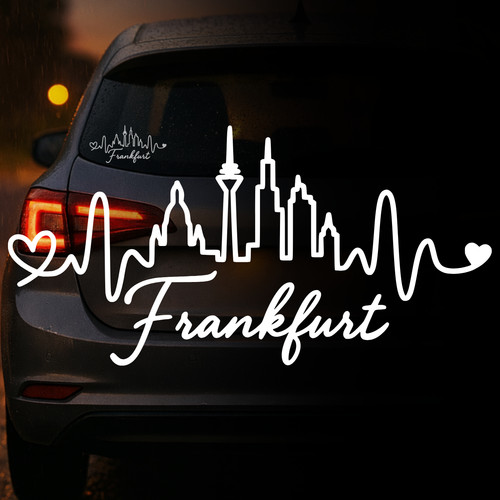 Frankfurt skyline herzschlag - ,