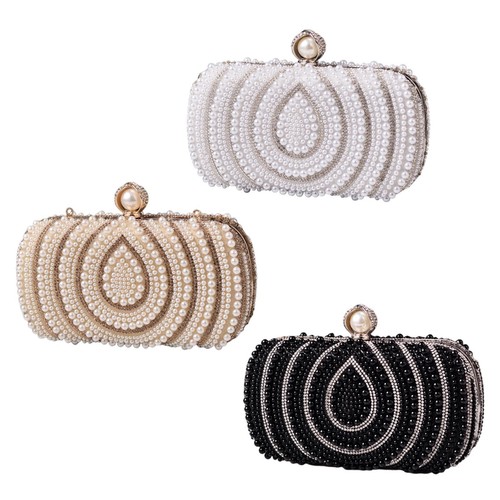 Perlenhandtasche mit