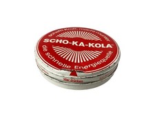 SCHO-KA-KOLA ® schafft Kraft macht munter Dose Vintage Stollwerck AG Imhoff ⌀9cm