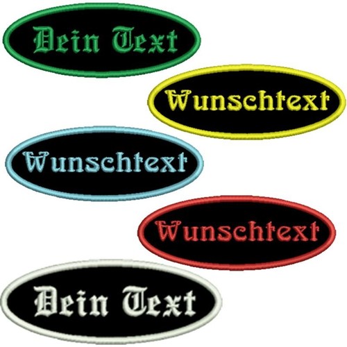 Oval namensschild wunschtext - namensschild,