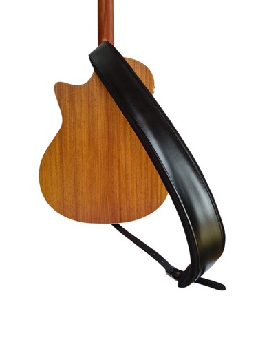 Stagg gitarrengurt leder - gitarrengurt,