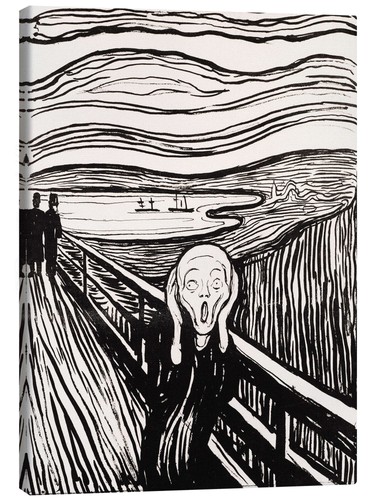 Leinwandbild der schrei - leinwandbild,