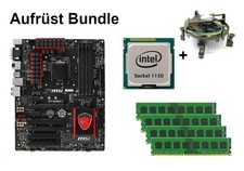Bundle MSI H97 GAMING 3 + Intel Core i3 i5 i7 CPU + 4GB bis 32GB RAM wählbar