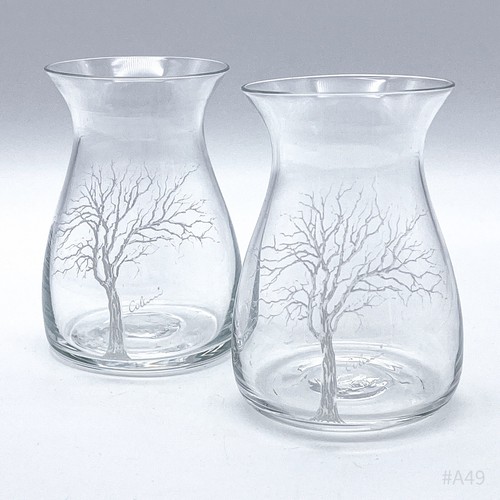 Vintage colani glasvase - vintage,