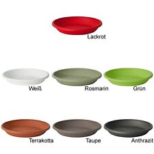 15 Farben und 30 Größen Untersetzer rund und eckig für Blumentopf Kasten Kübel