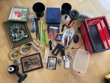 55 tlg Haus Paket Werkzeug Pinsel Tacker Lampe Bilder 1 WK. Klappbox Kleinteile
