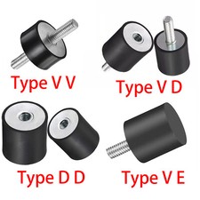 Gummipuffer Gummilager Schwingungsdämpfer  M3 - M10 /VV & VD & VE & DD Typ