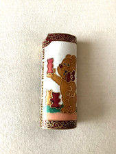 HARIBO - Hochwertiges Emaille  Feuerzeug Etui, Vintage! Seltenes Werbegeschenk!