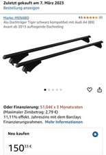 Dachträger für Audi A4 AVANT