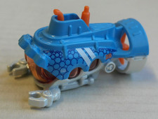 Matchbox Deep Diver U-Boot blau/weiß Submarine Tauchboot Mattel MBX blue/white