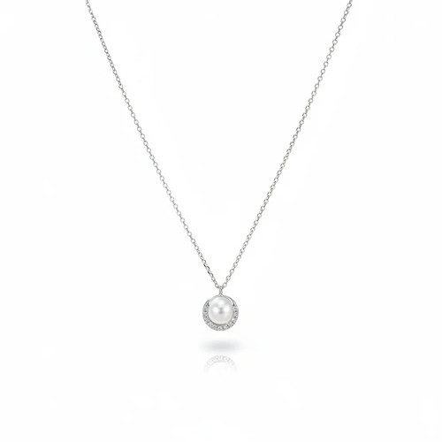 Halskette 585 gold zirkonia - gold,