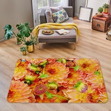 3D Orangefarbene Chrysantheme