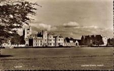 Postkarte AK sw Canford School Dorset gelaufen 1958 Thunder & Clayden Fotografie