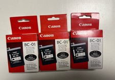 3 original canon bc-01 schwarz canon bj-10e bj-10ex bj-10sx bj-20 canon fax-b190