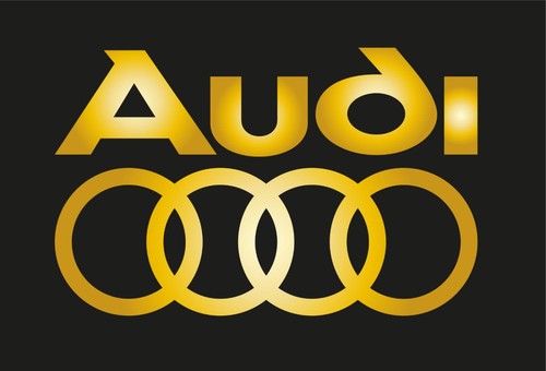 Audi schriftzug ringe - schriftzug, +